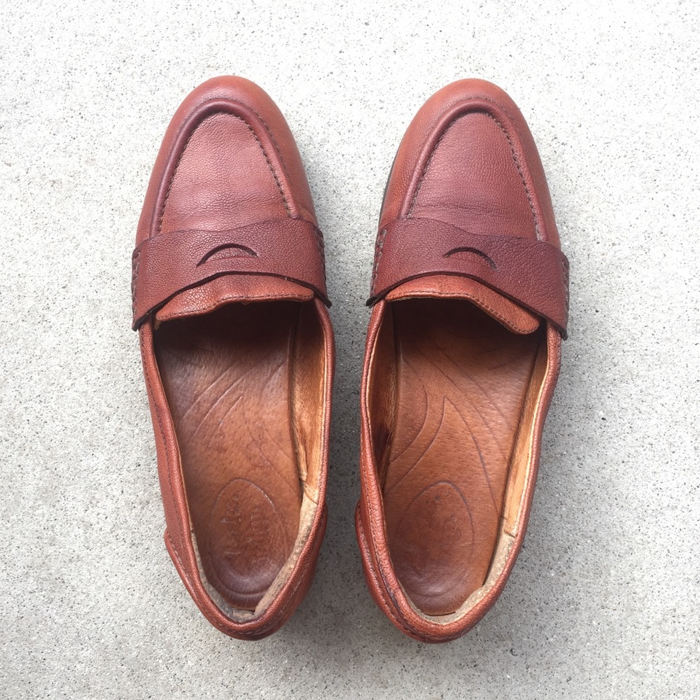 Clarks (Indigo) Genuine Leather Loafers